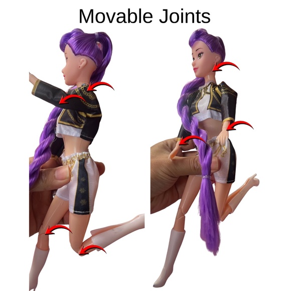 3PCS Kpop Demon Hunter Dolls Set Sings 11.8" Figures USA Seller Fast Ship - Picture 8 of 11